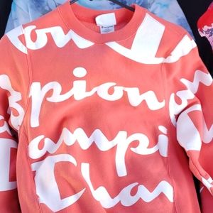 Coral Champion Sweater